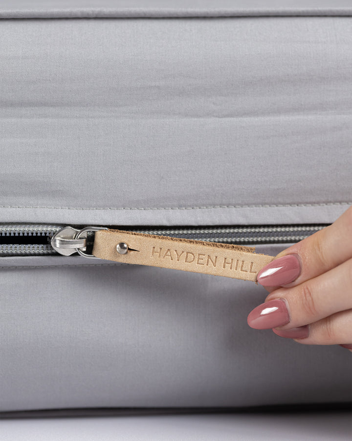 Double Extra Large Organic Cotton Storage Bag in Grey