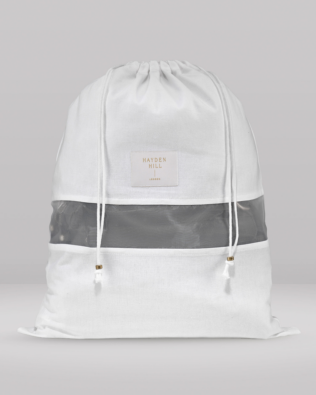 a front view of a medium size dust bag