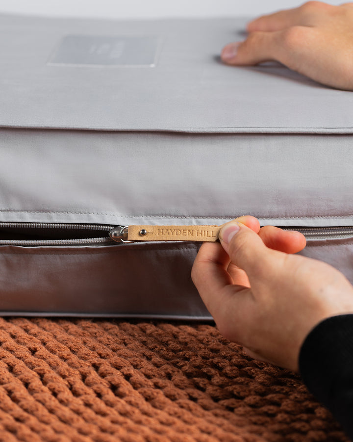 Extra Large Organic Cotton Storage Bag in Grey