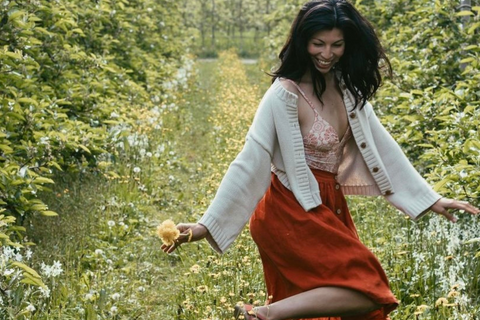 Danielle enjoying the beautiful surroundings of nature