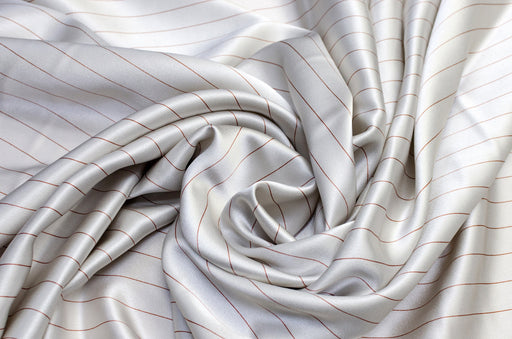 a swathe of silk fabric