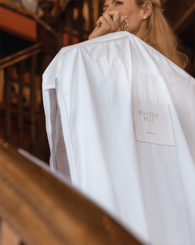 Long Organic Cotton Hanging Bag
