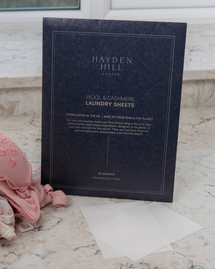 Laundry Sheets For Wool & Cashmere - Up to 30 Washes, Fragrance Free