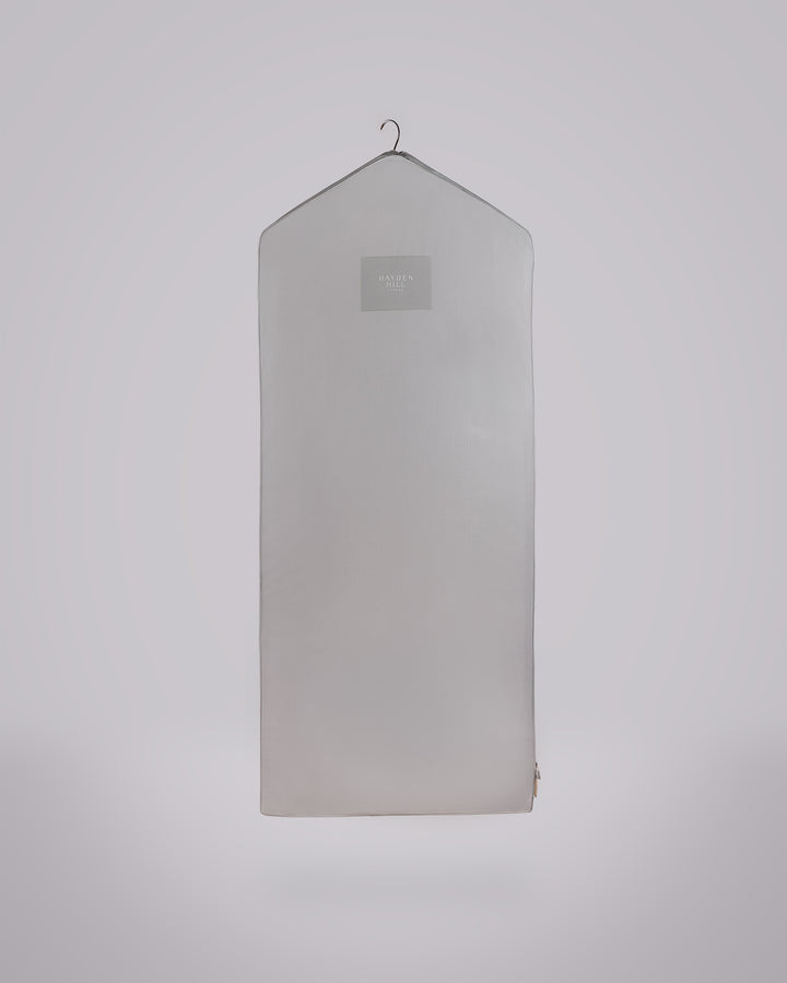 Long Organic Cotton Hanging Bag in Grey