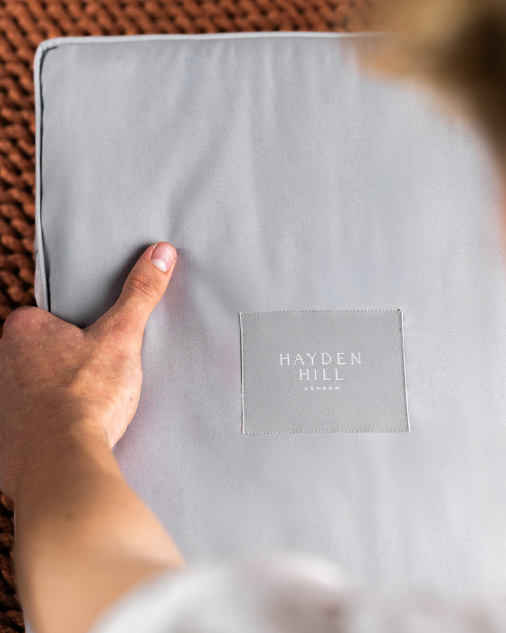 Double Extra Large Organic Cotton Storage Bag in Grey