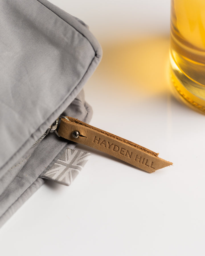 Large Organic Cotton Storage Bag in Grey