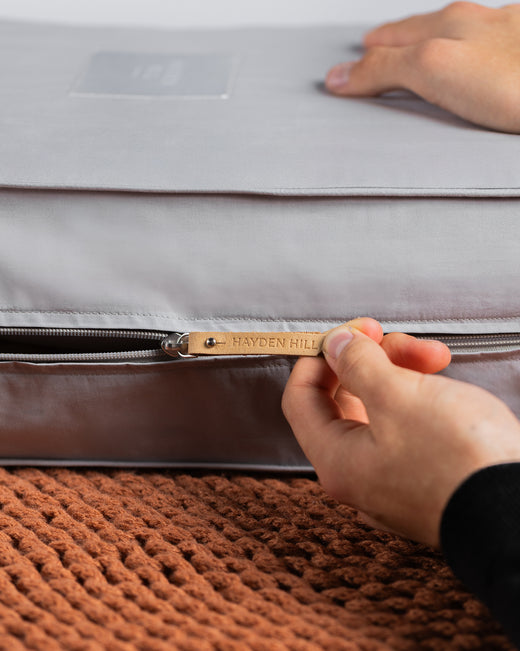 Extra Large Organic Cotton Storage Bag in Grey