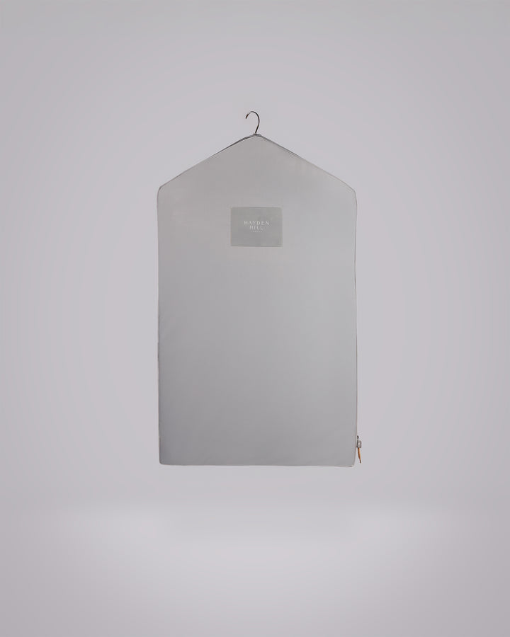 Short Organic Cotton Hanging Bag in Grey